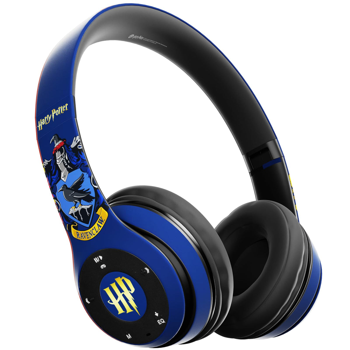 iJoy Ravenclaw crest headphones display iconic crest for Hogwarts pride
