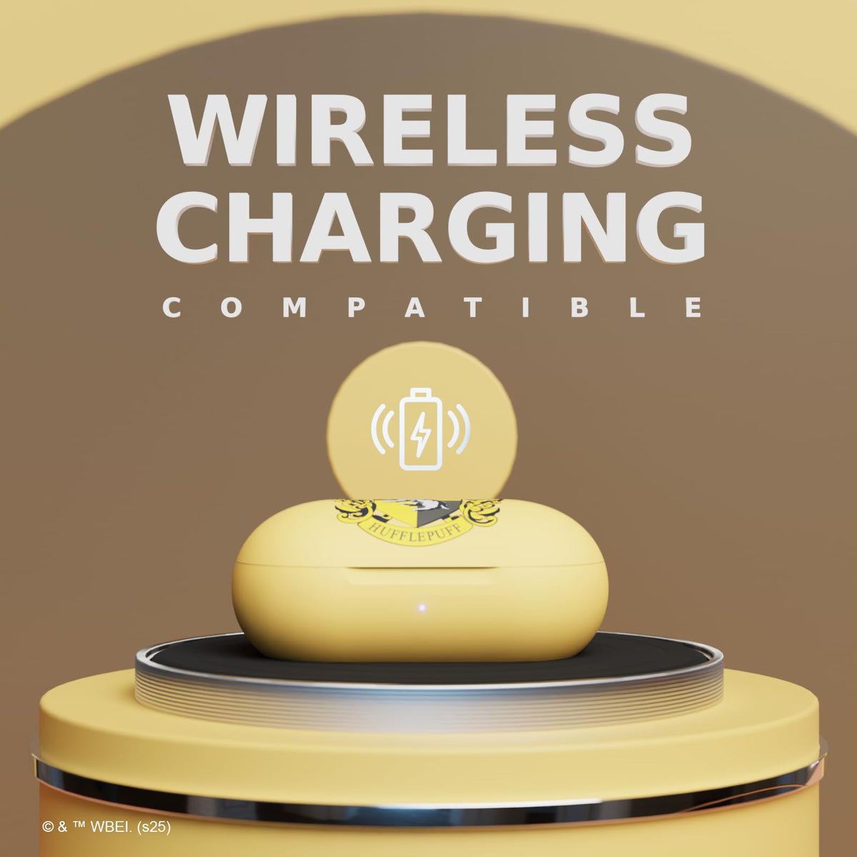 iJoy Hufflepuff case USB-C port detail showing fast charging convenience