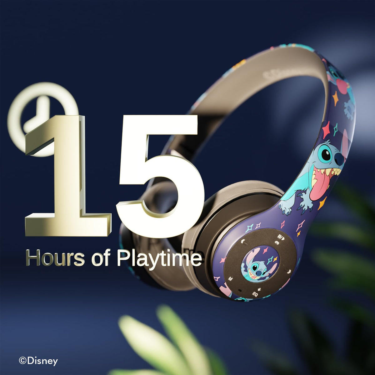 iJoy close-up of earcup design with plush padding for comfort