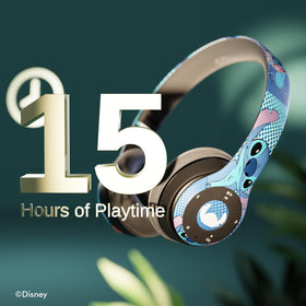 iJoy folded headset compact for travel, easy packing benefit