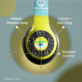 iJoy Monsters Inc built-in mic enables hands-free calls and quick chats.
