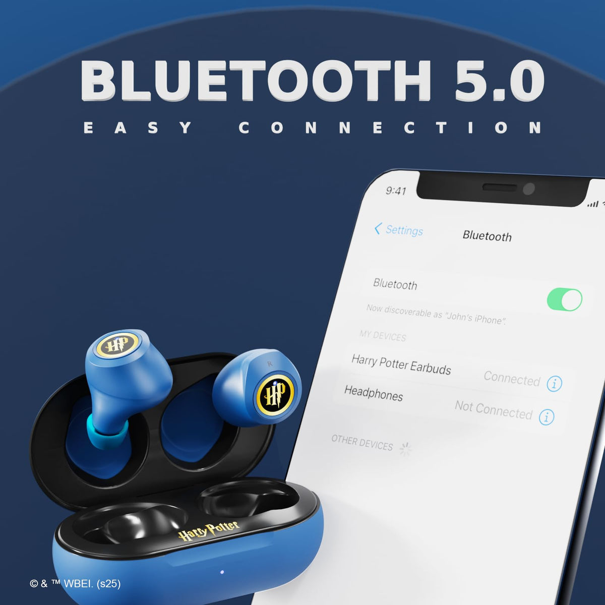 iJoy Ravenclaw USB-C charging port view indicating fast recharge