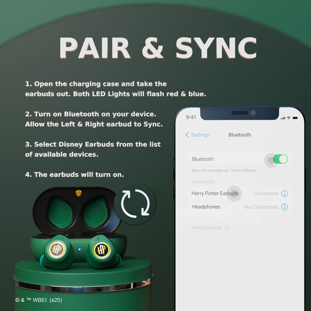 iJoy earbuds gift box display showing ready-to-gift presentation