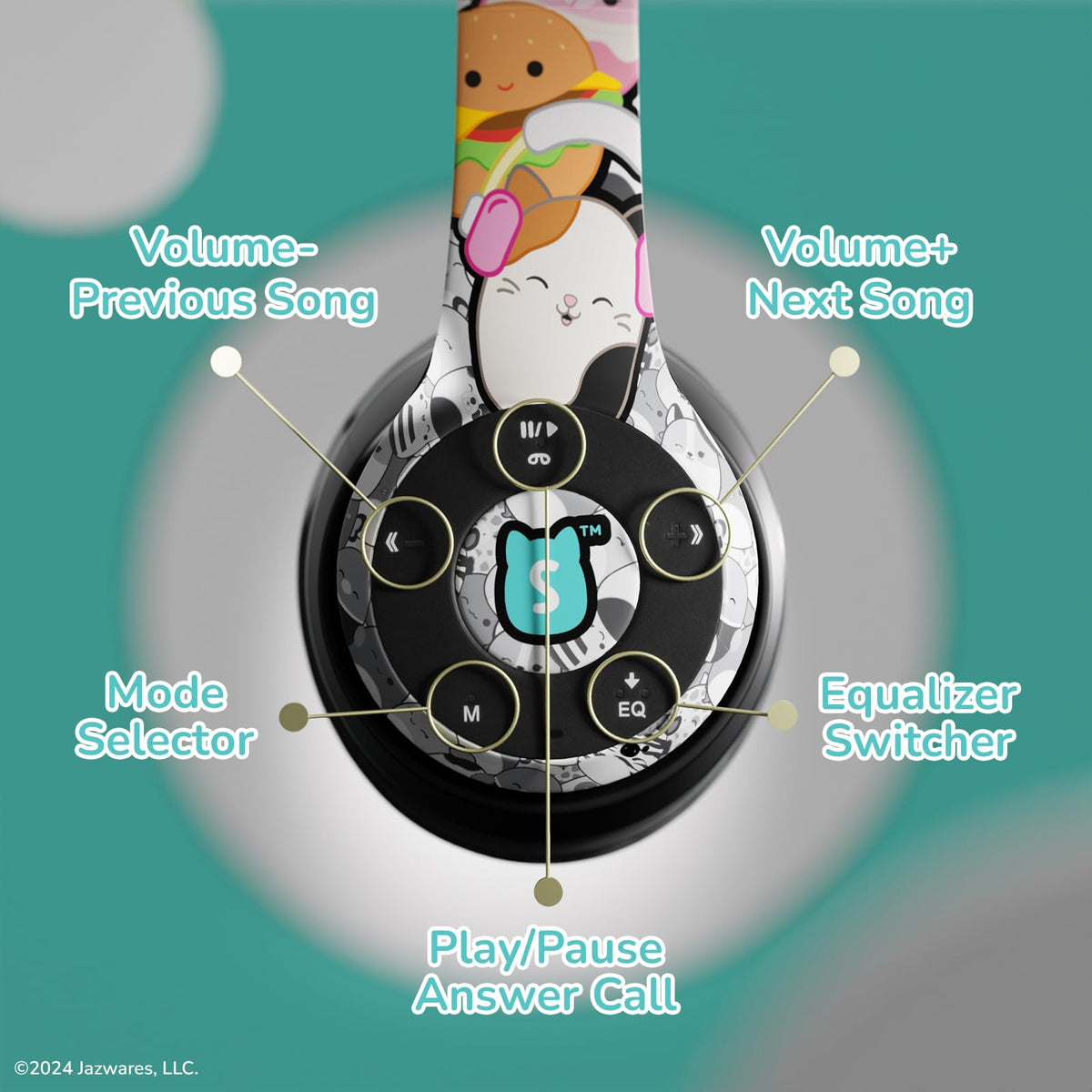 iJoy Squishmallows deep bass and wide frequency range for rich sound
