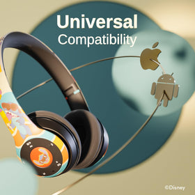 iJoy Stitch earcup close-up showing soft padding and durable stitch detailing for comfort