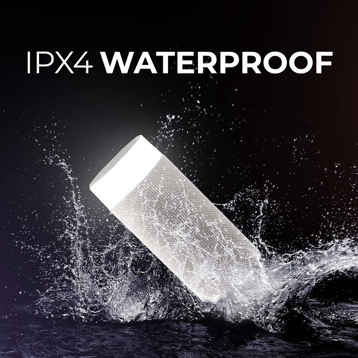iJoy tiki speaker IP66 protection guards against rain and dust.