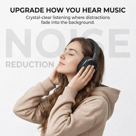 iJoy Ultra Wireless Headphones with mic enable clear calls anywhere.