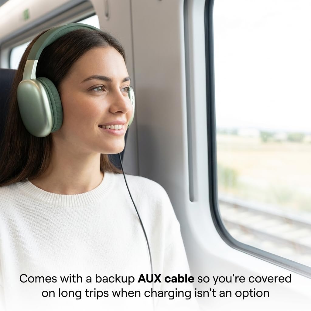 Headphones on a desk setup suitable for work or study use