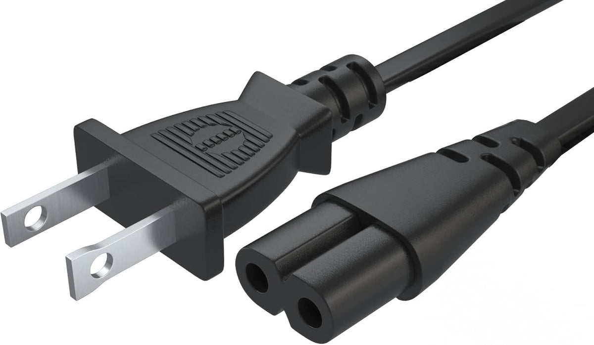 IJP 10ft power cord front view showing full cable and connector for flexible setup