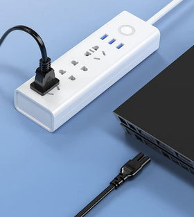 IJP cord next to a ruler showing 10ft length for easy printer placement