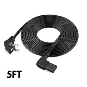 IJP easy plug-and-play TV power cord for quick installation.