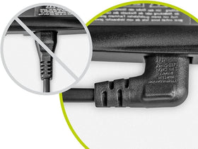 IJP Samsung-compatible power cable for stable TV power connections.