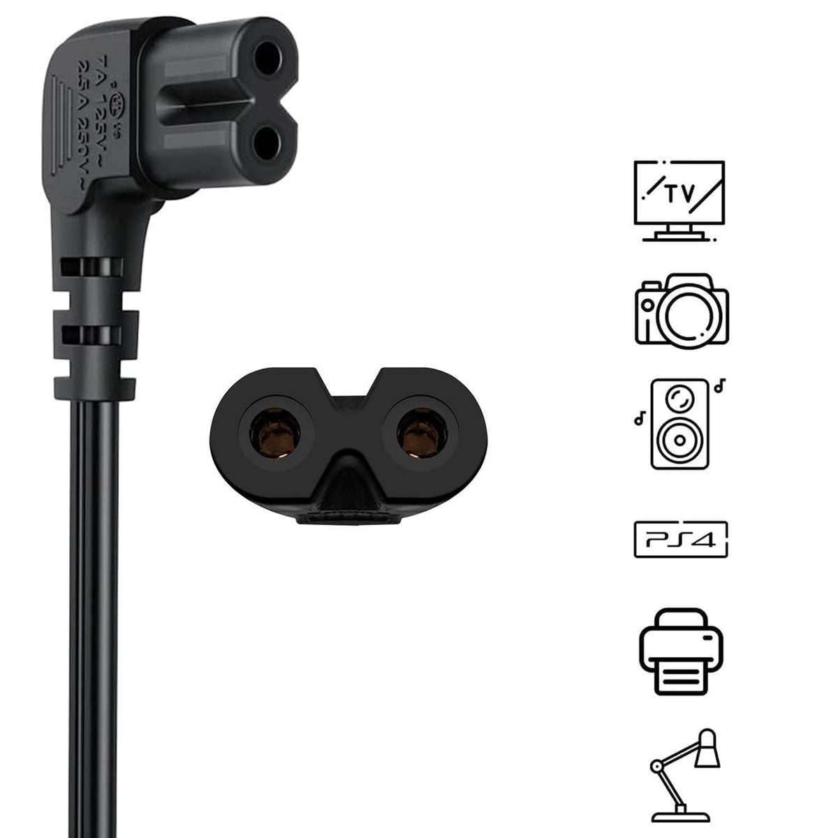 IJP UL-listed power cord prioritizes safety and durability.