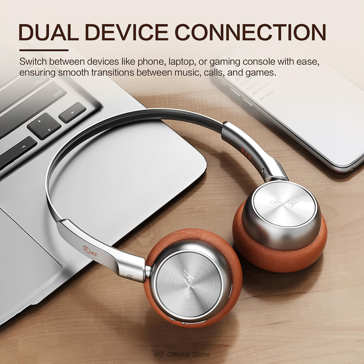 iKF R1 brown colorway complements retro aesthetic and modern tech