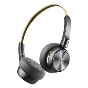 iKF R1 retro headphones front view for a bold vintage-inspired outfit.