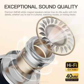 iKF R2 40mm driver close-up with crisp highs