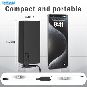 IKFJQCOA ThinkPad-compatible charger, reliable power for workday sessions.
