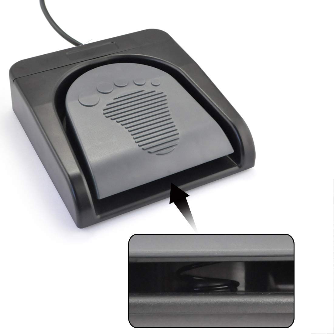 iKKEGOL next to a hand for size comparison and ergonomic benefit