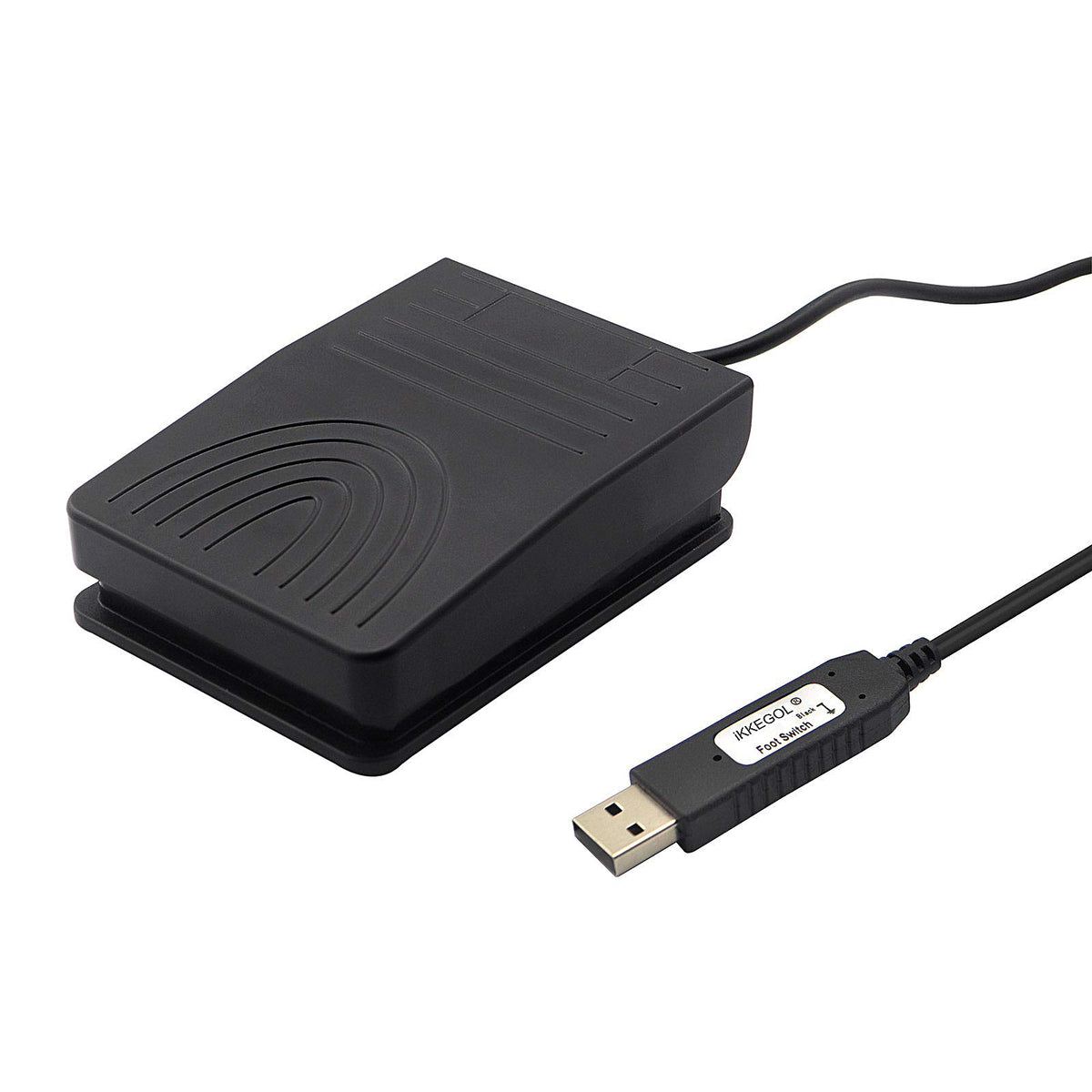 iKKEGOL foot pedal side angles showing sturdy build for long sessions