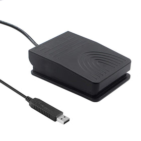 iKKEGOL foot pedal top view for compact hands-free control during gaming