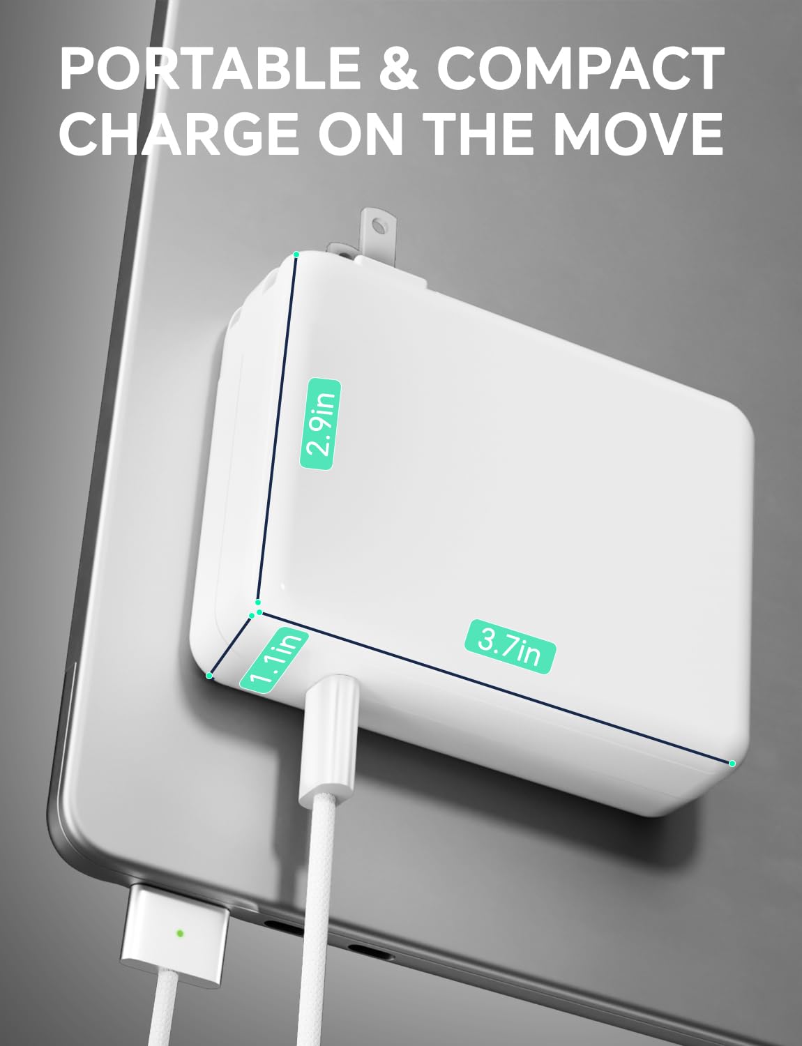 IKNUH boxed bundle with adapter and cable showing included warranty and support