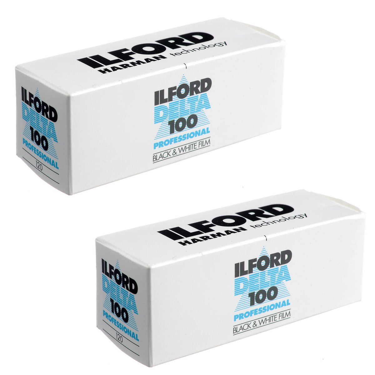 Ilford Delta Pro 100 120 film rolls pack for sharp black and white imagery with fine grain