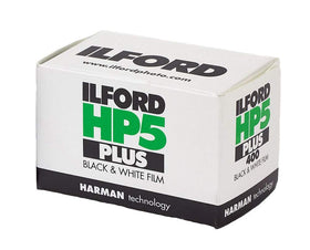 Ilford HP5+ 35mm film spools ideal for street photography and learning contrast