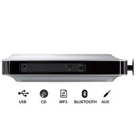 iLive Bluetooth CD player controls showing easy wireless pairing.