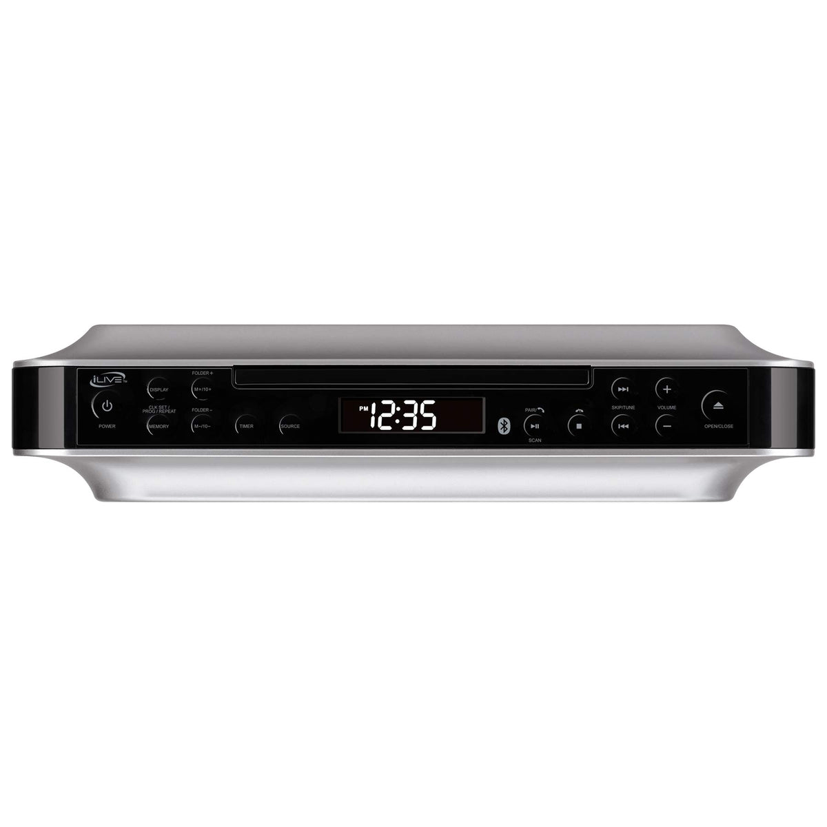 iLive FM tuner dial for local radio while cooking.
