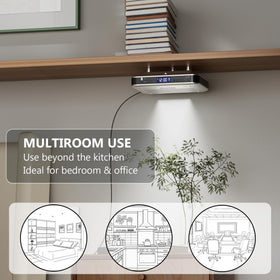 iLive AC-powered design with battery backup preserves settings