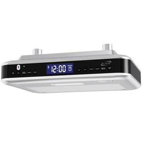 iLive under-cabinet radio front view showing compact design for a clutter-free kitchen