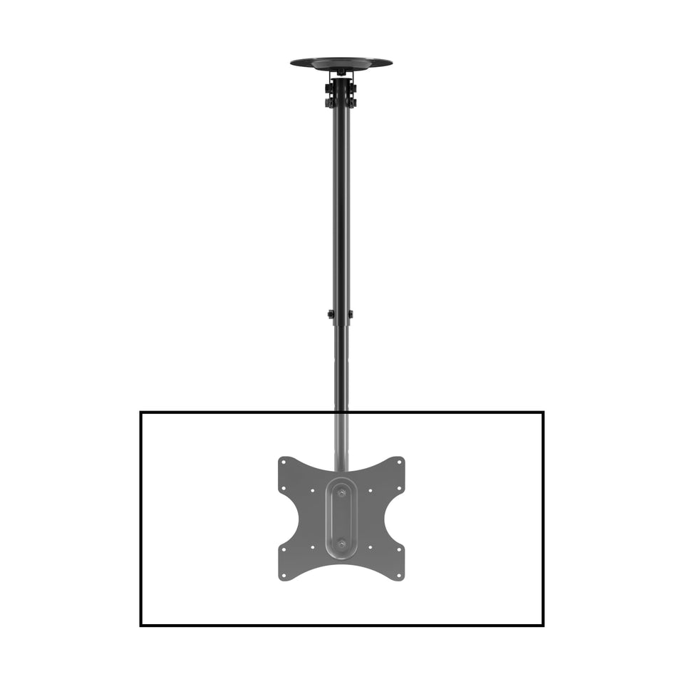 Suptek MC3260 Ceiling TV Mount for 23–43 Inch Displays | VESA 100x100-200x200 | Up to 77 lb