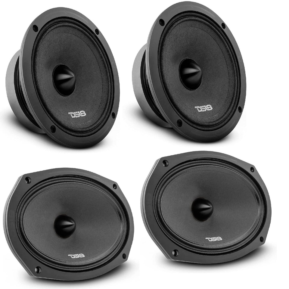 DS18 Pro Audio Speaker Combo 6.5" & 6x9" 600W