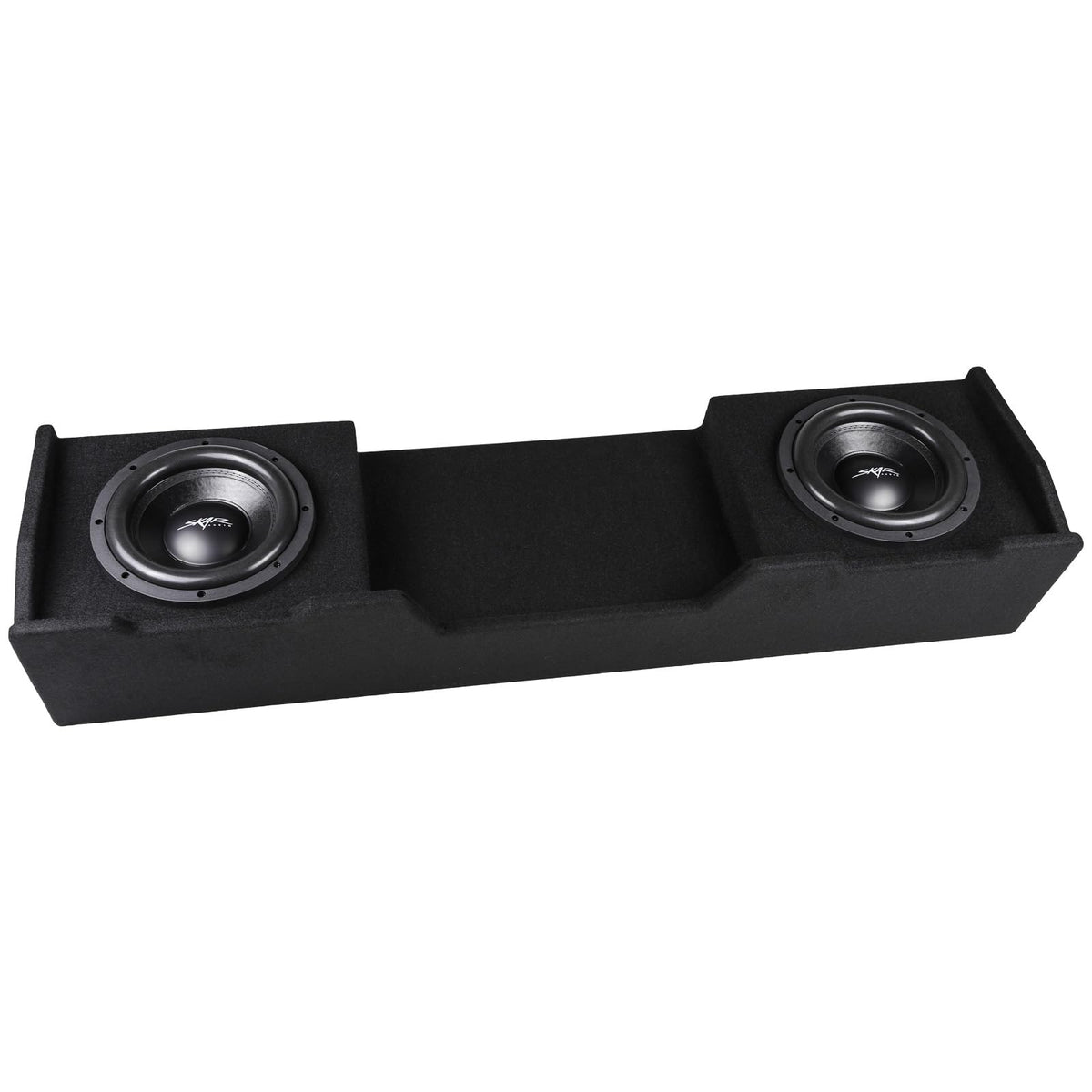 Skar Audio Dual 10-Inch Sealed Subwoofer Enclosure for 1999-2006 Silverado / Sierra Extended Cab