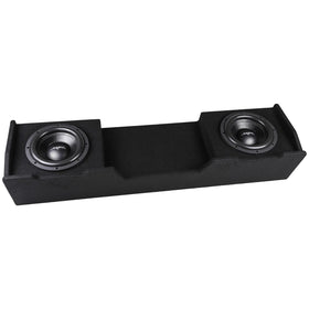 Skar Audio Dual 10-Inch Sealed Subwoofer Enclosure for 1999-2006 Silverado / Sierra Extended Cab