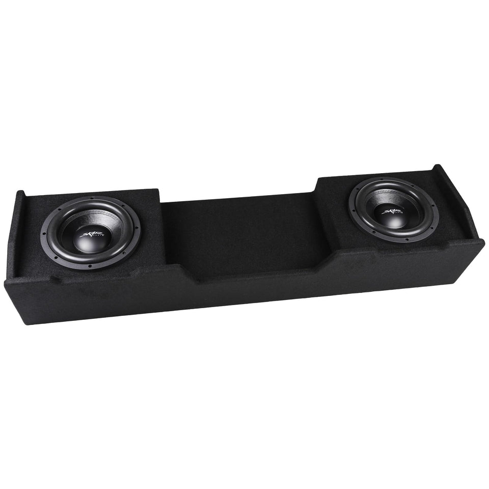 Skar Audio Dual 10-Inch Sealed Subwoofer Enclosure for 1999-2006 Silverado / Sierra Extended Cab
