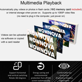 WOWNOVA USB-C connection back view highlighting simple setup