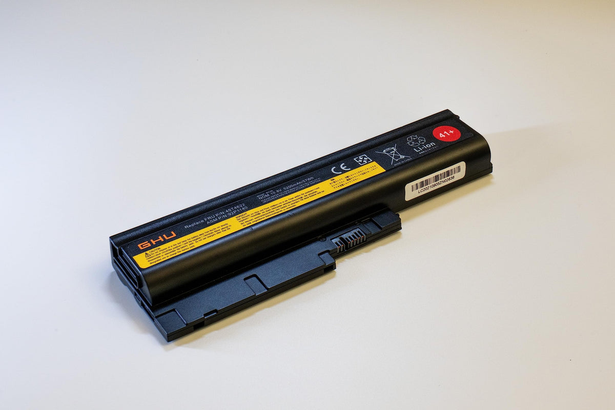 GHU 57Wh Replacement Battery for IBM ThinkPad R60 R61 T60 W500 Z60 SL Series
