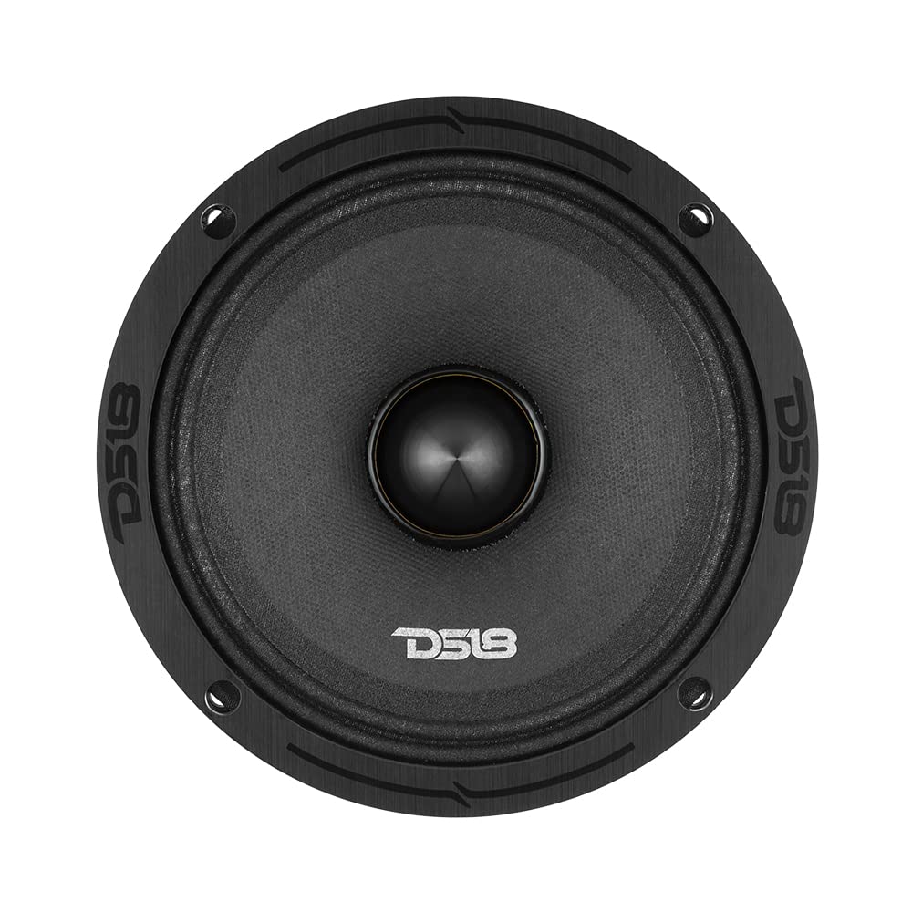 DS18 PRO-ZXI Pro Audio Loudspreaker Combo | (2) 6.5" Loudspeakers paired with (2) 6x9 Loudspeakers | 600W Max Power | Gloss Black Basket Face with Black Bullet Dust Covers | 4 Speakers Total