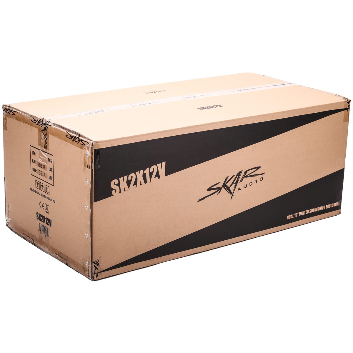 skar audio sk2x12v dimensions and mounting depth for precise installation