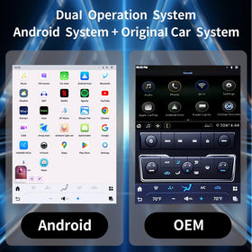 15.6 Inch Touch Screen Android Car Radio for GMC Sierra Chevrolet Silverado 2019 2020 2021 2022 2023 2024 2025 Head Unit Wirless Carplay GPS Navigation Screen Upgrade Multimedia Player Android Auto