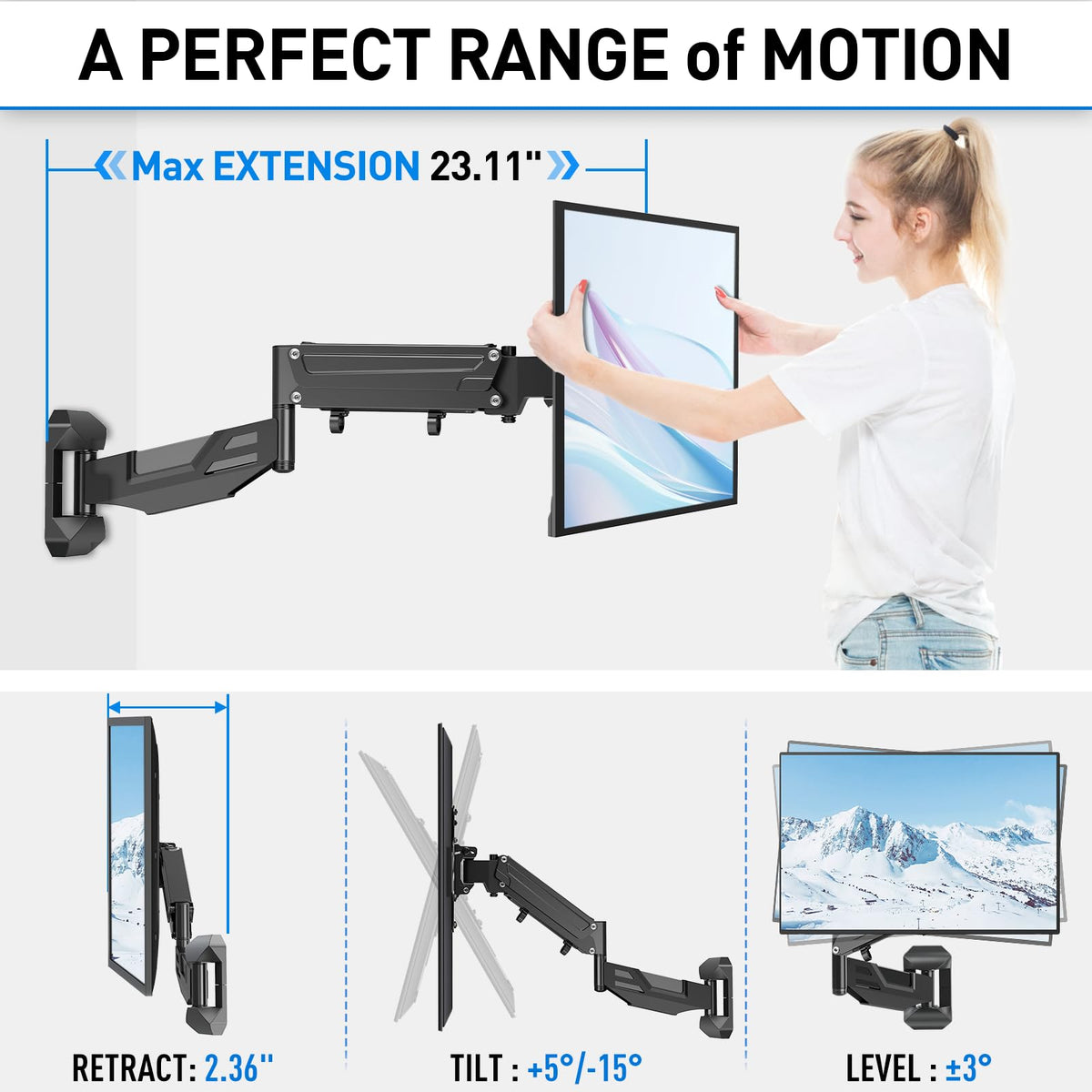 MountUp concrete anchors provide secure mounting on brick or concrete walls.