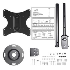 Suptek MC3260 Ceiling TV Mount for 23–43 Inch Displays | VESA 100x100-200x200 | Up to 77 lb
