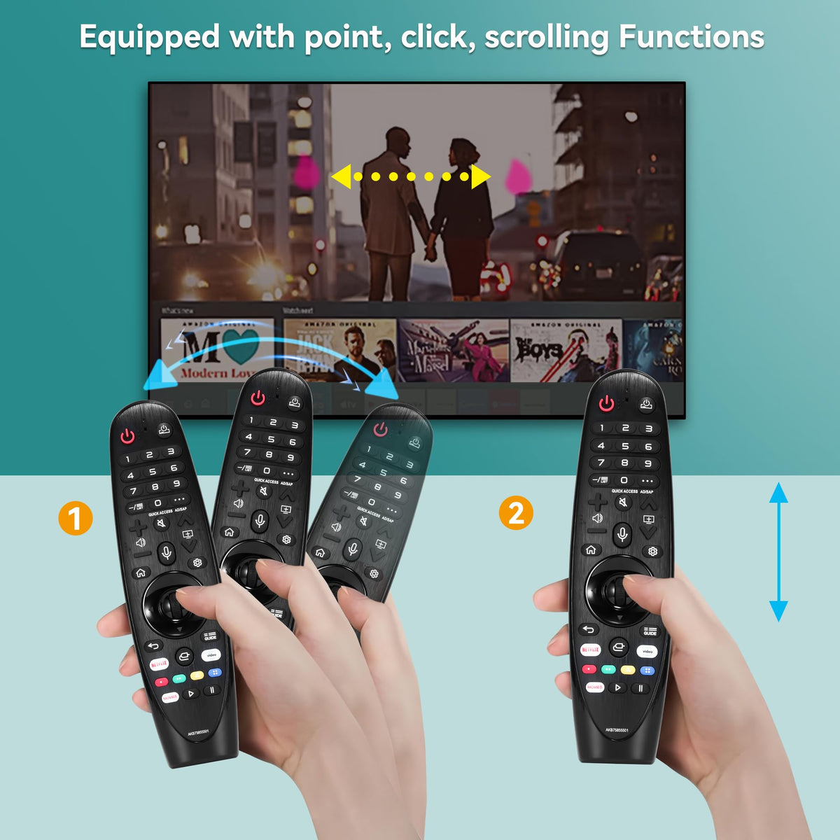 IMAGILIVSPAS Netflix Prime Disney+ shortcut buttons for quick access