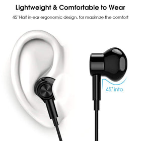 iMangoo USB-C headphones built-in DAC chip for clear stereo sound