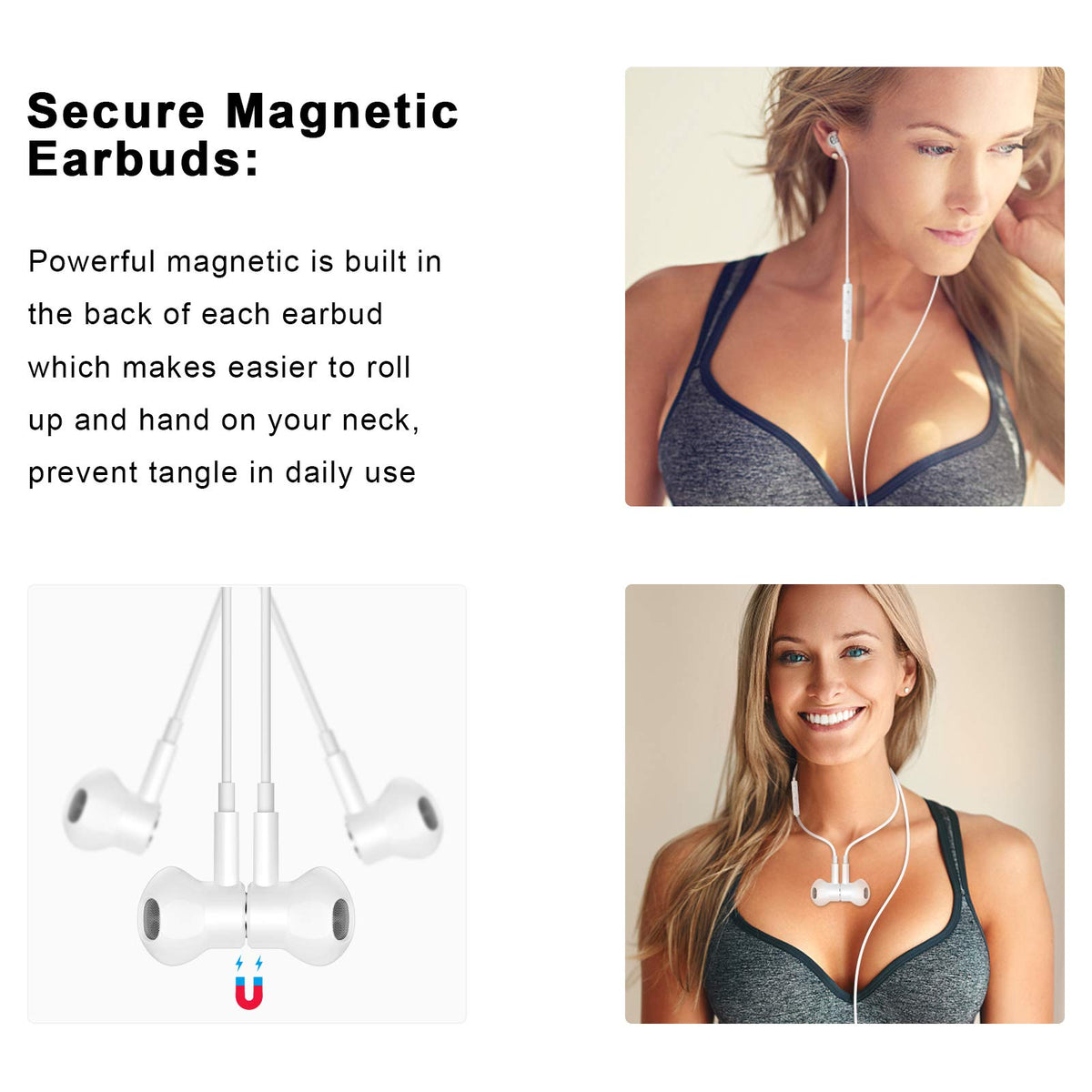 iMangoo USB-C headphones with remote and mic for hands-free calls