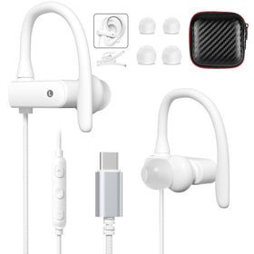 iMangoo front packaging showing earbuds and accessories for unpacking convenience