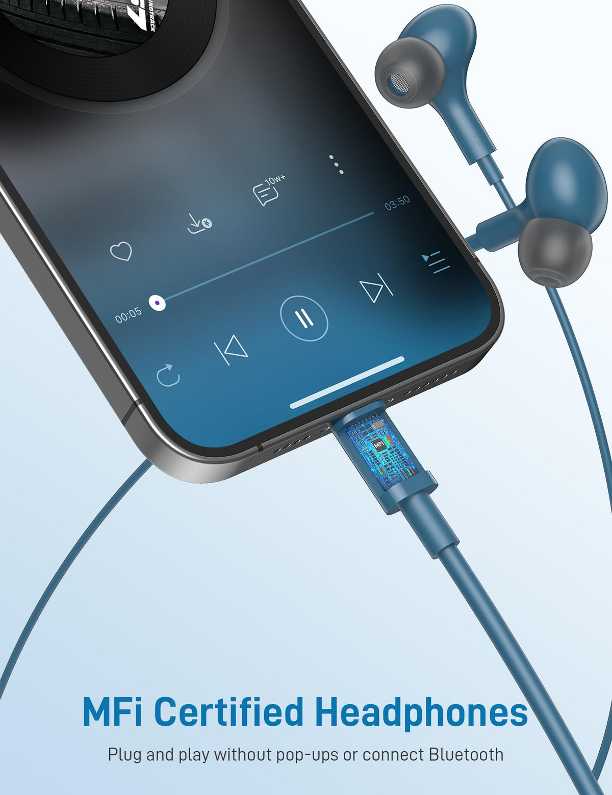 iMangoo HiFi bass wired earbuds delivering clear sound for daily commutes