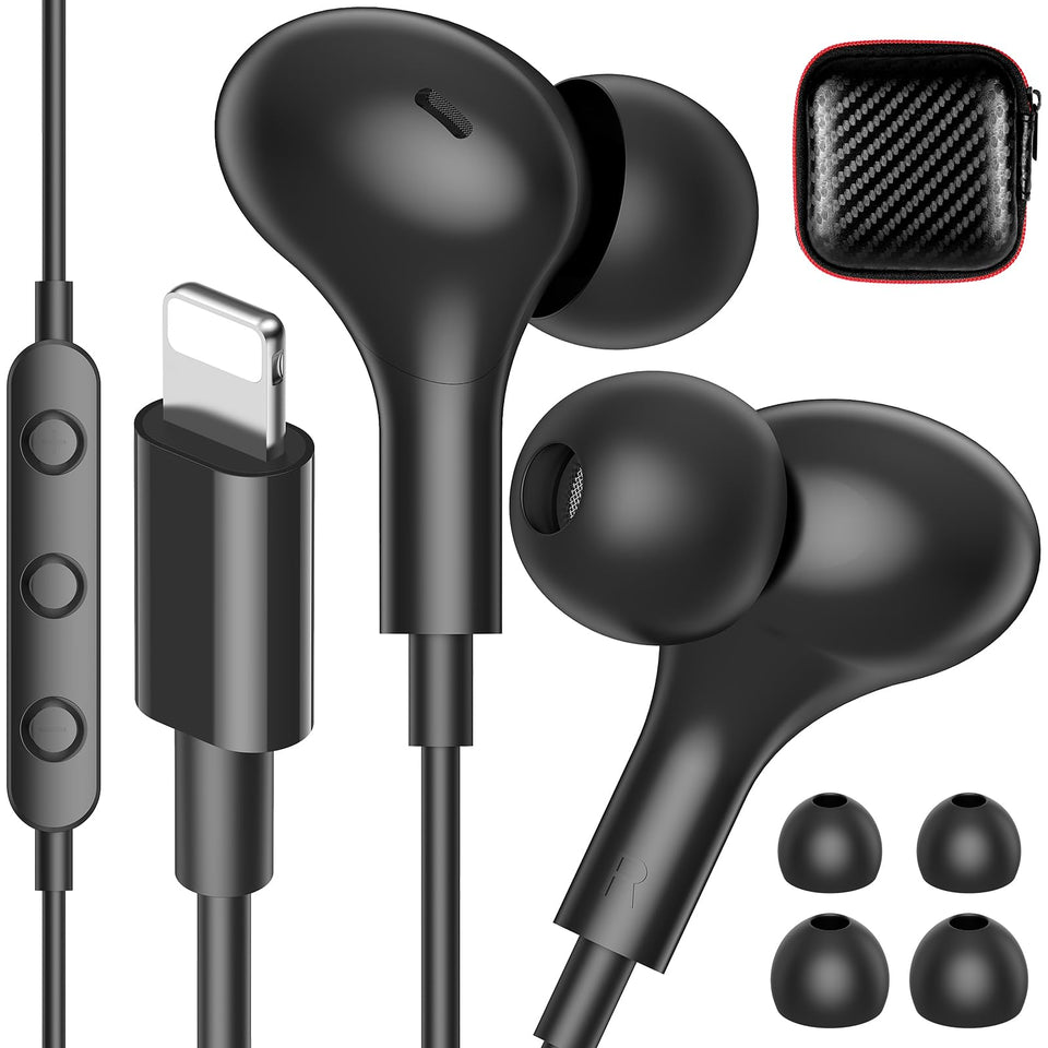 iMangoo Lightning headphones with stable connection for iPhone use