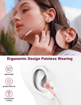 iMangoo magnetic earbuds closeup demonstrating tangle-free storage benefit
